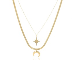 Naszyjnik Łańcuszek Moon