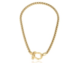 Naszyjnik Łańcuszek Podkowa złoty